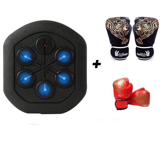 Boxing Machine - Wall-Mounted Music Workout for Home Gym Boxing Training (Bluetooth, Ergonomic, Stress Relief)